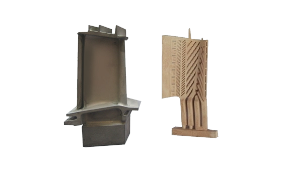 Hollow cooling moving blades